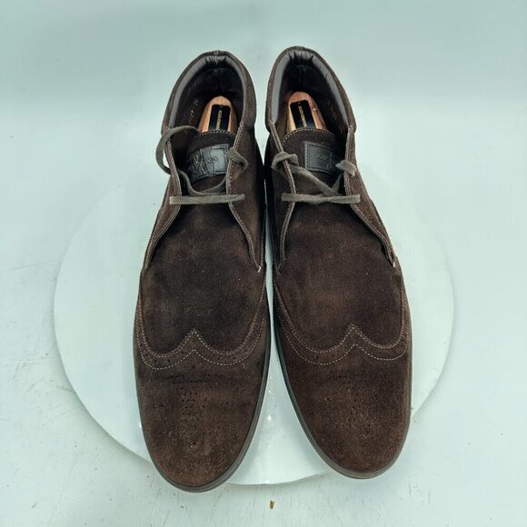 Louis Vuitton Men Size UK 8.5 US 9.5 Brown Suede Brogue Lace Up Chukka Boot main image 11
